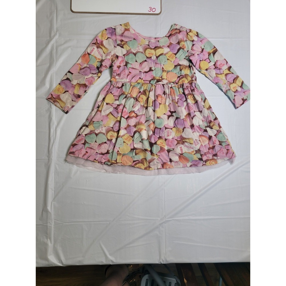 Girls dress,‎ Children's Place, candy heart, Valentine's Day, Size 4T